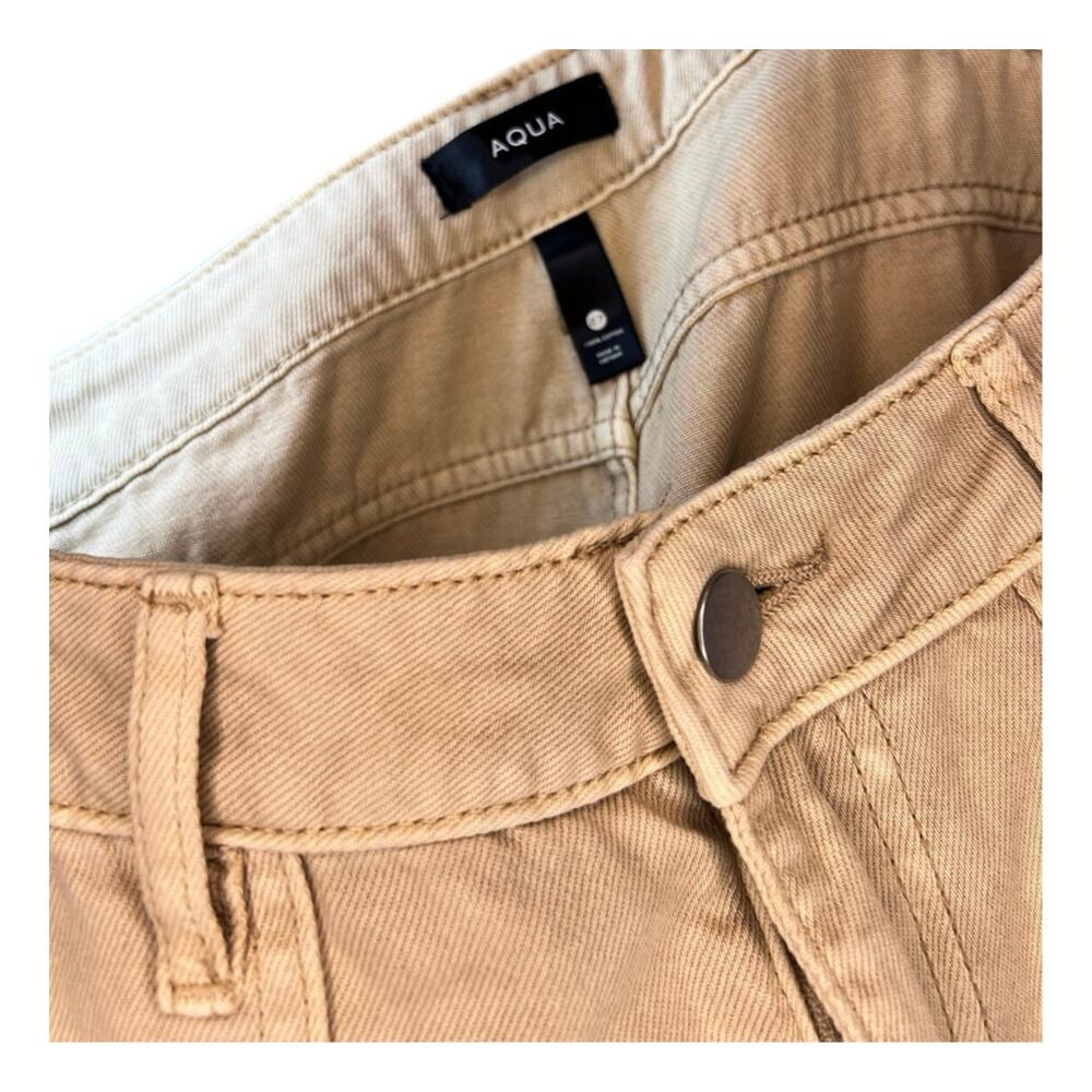 Aqua Khaki Cargo Pants Utility Streetwear Y2K Model Off Duty Size 27 - Picture 4 of 4